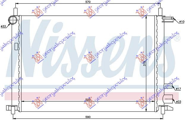 HLAD MOTORA 1.2-1.3-1.4-1.6+A/C(52x37.8)