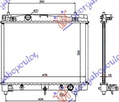 HLAD MOTORA 1.5i16V (AUTOM) (35x48) JAPA