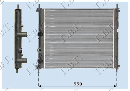 HLAD 1.2-1.4-1.6 +A/C(47.5x41.5)BEZ POSU