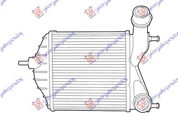 HLAD INTERCOOLER 1.3 MJTD (192x209x65)