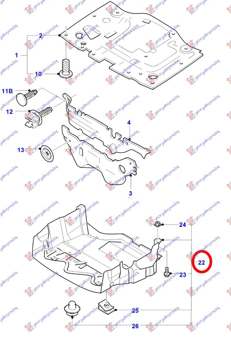 ZASTITA MOTORA PLASTICNA