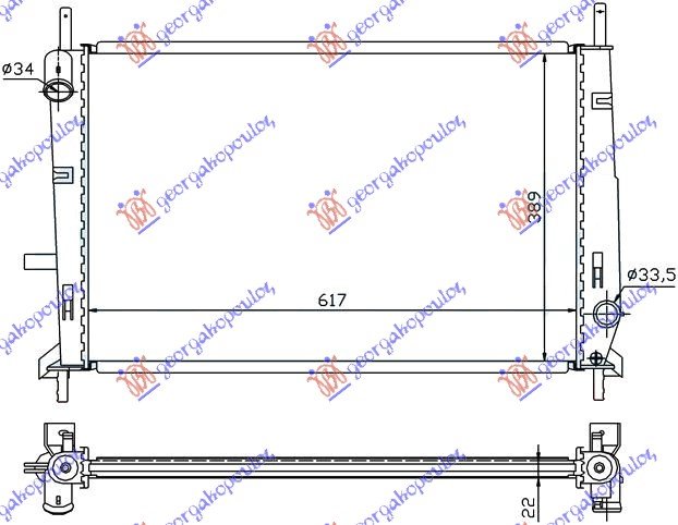 HLAD 1.6-1.8-2.0Icc 16V+/- A/C (62x39.5)