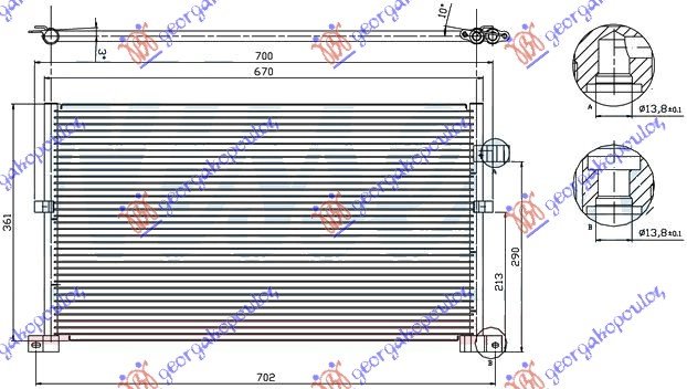 HLAD KLIME SVI MODELI BEN-DIZ(63x36x1.7)