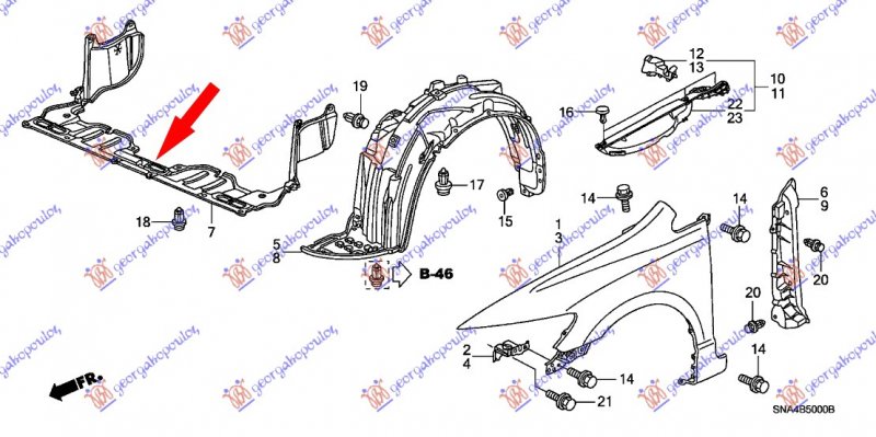 ZASTITA MOTORA PLASTICNA