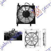 VENTILATOR KOMPLET 1.5i-1.6i16V VVTi