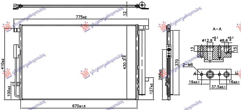 HLAD. KLIME 2.4/3.5 BENZIN (670x430x12)