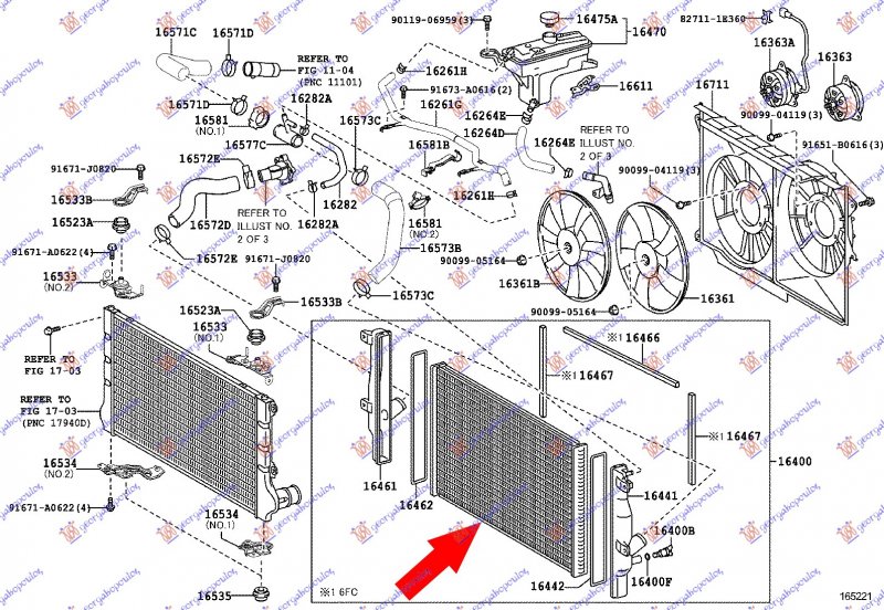 HLAD.MOTORA 2.2 D4D M/A (67x43x2.7)